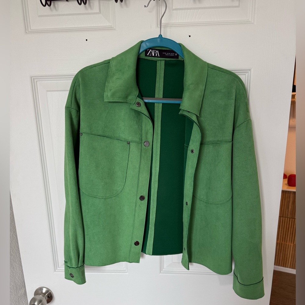 Green Suede Jacket